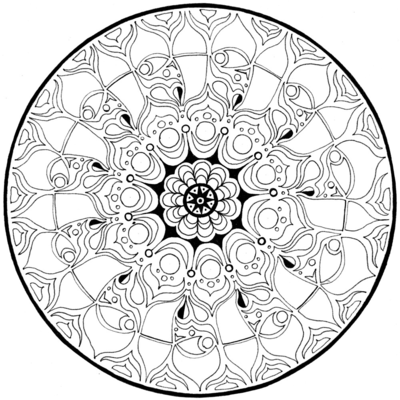 Mandala-Art von YOGA ART &bull; 2021